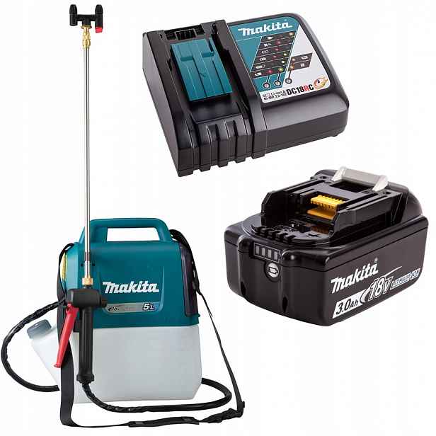 Akumulátorový postřikovač 5L 1x3Ah Makita DUS054Z