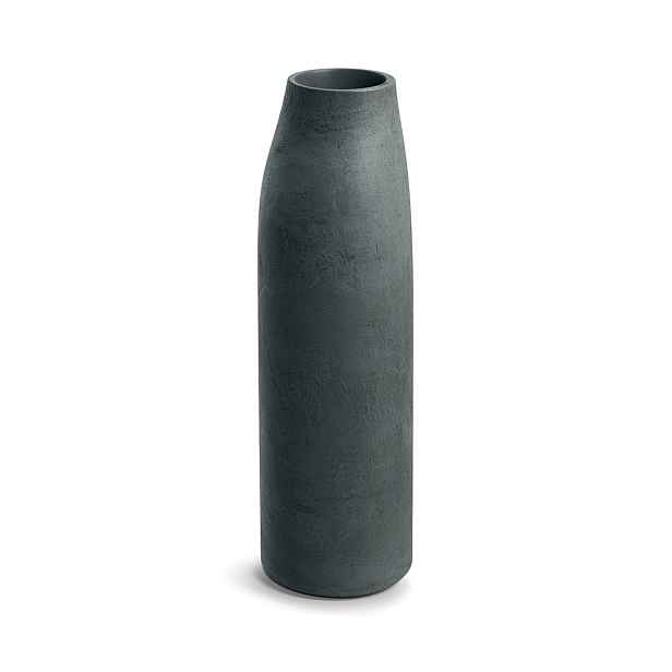 Prosperplast Plastový květináč EPOCCOS TALLOS 30 cm grafitově šedý