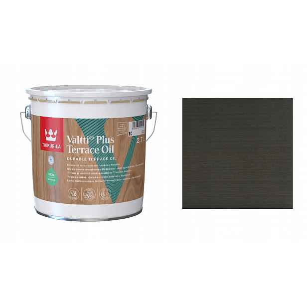 Tikkurila Valtti Plus Terrace Oil 2,7 L 5088 Turve Olej Na Terasy
