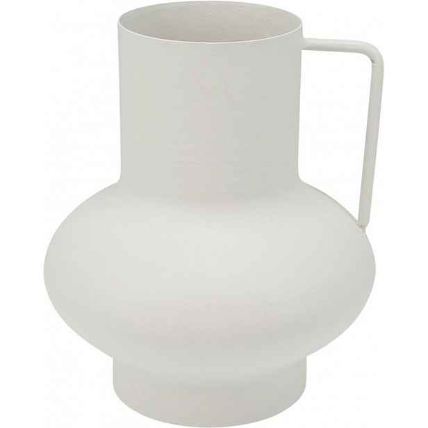 Váza 15 cm, bílý zinek