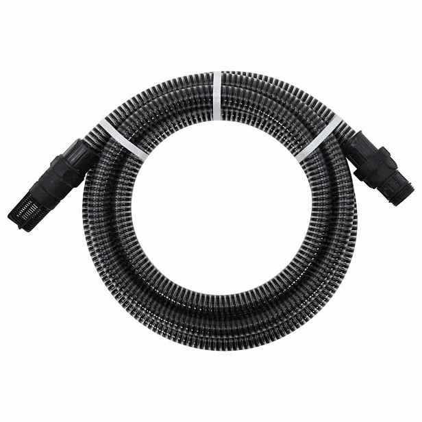 vidaXL Sací hadice s PVC konektory černá 1" 10 m PVC