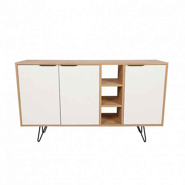Calicosy PŘÍBORNÍK se 3 výklenky a 3 dvířky, délka 142 cm - Clara