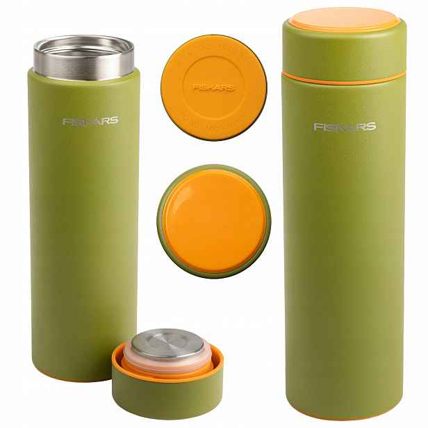 Fiskars On-the-go Termos termohrnek vzduchotěsný na kávu a čaj 500 ml