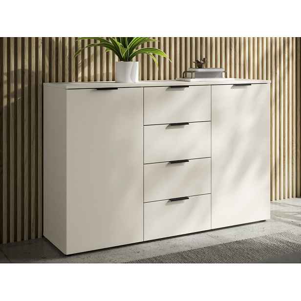 Komoda Linz 135 cm, kašmírová béžová