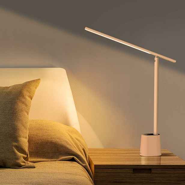 Stolní noční Led lampička Smart Eye bezdrátová 2200 mAh bílá