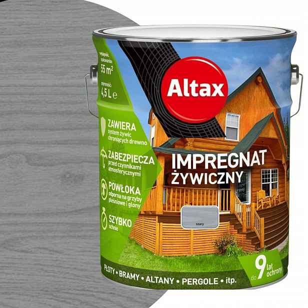 Altax Impregnát pryskyřičný 4,5L Šedý
