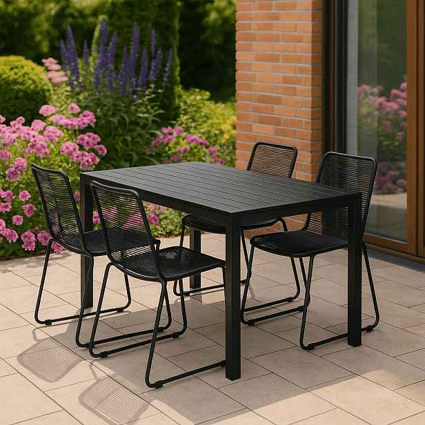 Elvisia Zahradní set TORVEN 4+1 | antracit