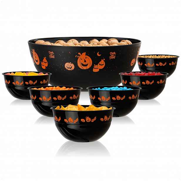 Misky Halloween 7 Ks Dýně Duchové Na Opakovaně Použitelné Svačiny