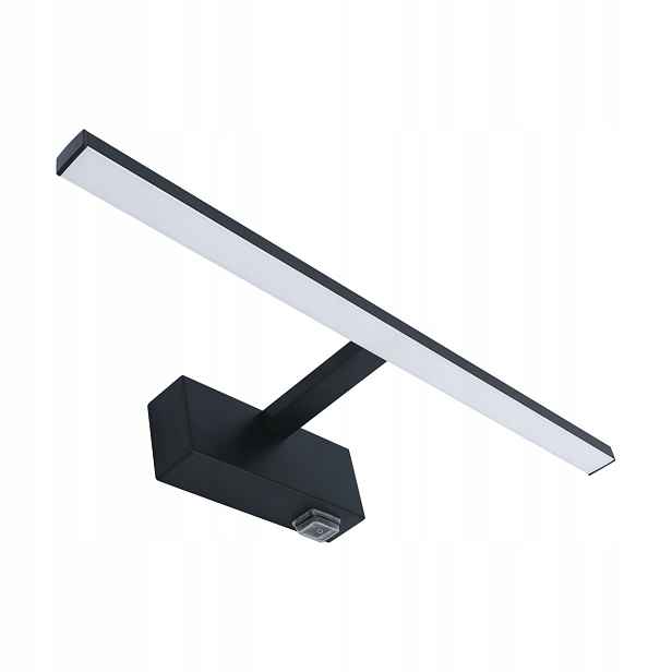 Struhm Marta Led koupelnové nástěnné svítidlo 8w černé 40,5 cm ip44 nad zrcadlo
