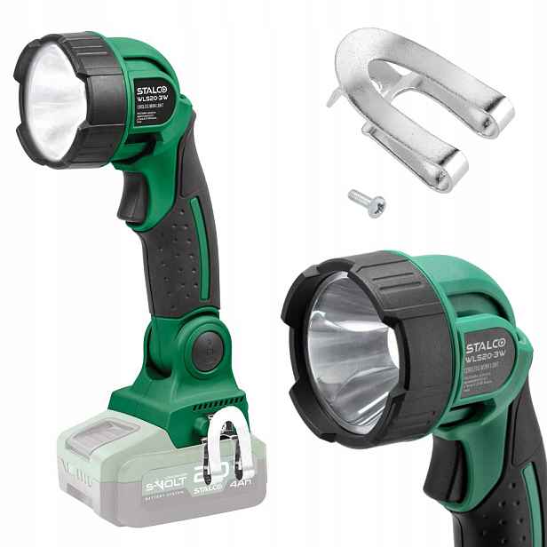 Výkonná Akumulátorová Svítilna S-volt WLS20-3W Body Stalco