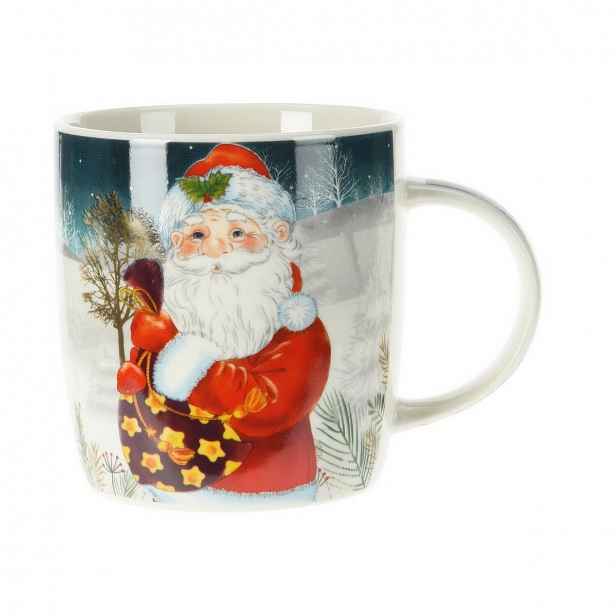 Porcelánový hrnek Xmas Santa, 370 ml