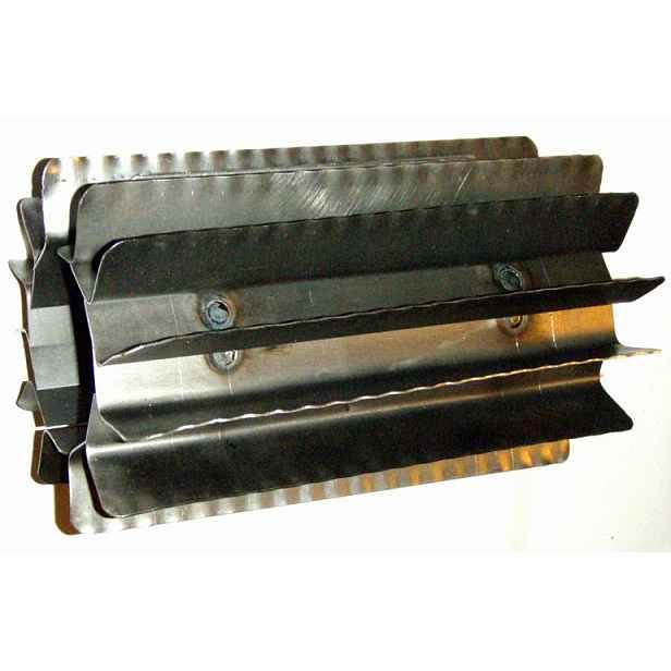 Radiátor výměník tepla ⌀ 110 mm/výška 250 mm, nasazovací a kroucený