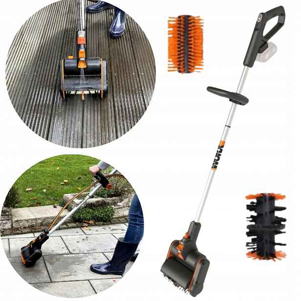 Worx Dle 441E.9 Akumulátorový Kartáč S Regulací Rychlosti 4V1 165MM 20V