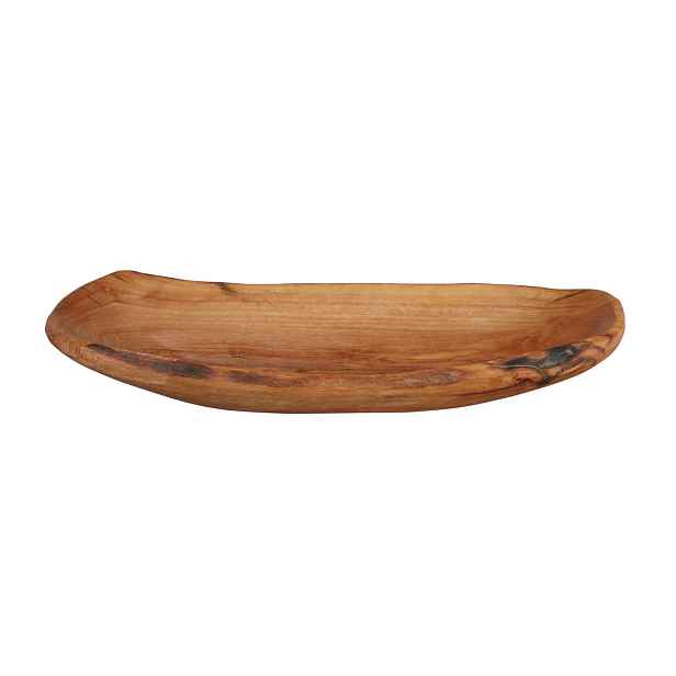 Dřevěný servírovací podnos 21,5x11 cm OLIVE WOOD ASA Selection - hnědý