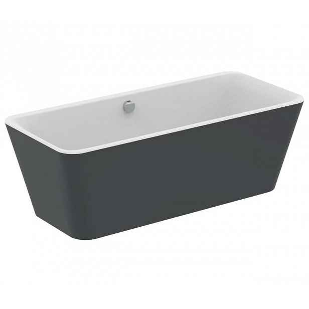 Ideal Standard Tonic II - Volně stojící vana 180x80 cm, matná bílá/matná černá K8726V3