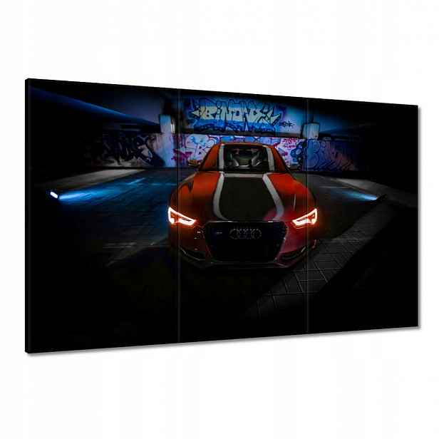 Obrazy 120x80 Červená Audica Audi