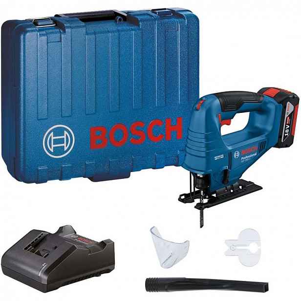 Bosch - 18V AKU přímočará pila, 1x aku 4,0 Ah, nabíječka 06015B7022