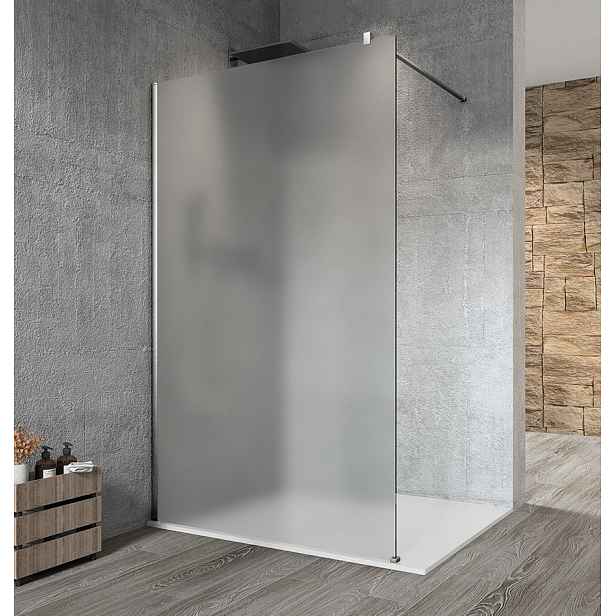 Gelco VARIO CHROME jednodílná sprchová zástěna k instalaci ke stěně, matné sklo, 900 mm