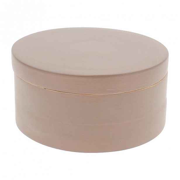 Hnědý bambusový úložný box s víkem Compactor Bamboo Box