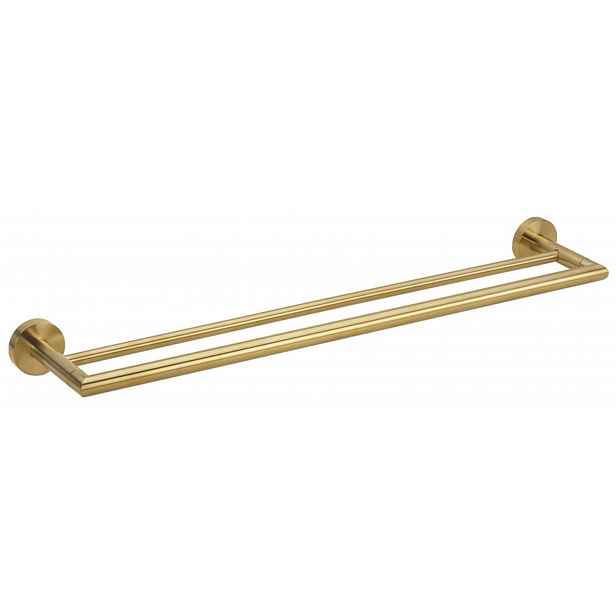 Sapho X-Round - Držák ručníků, délka 66 cm, zlatá XR401GB