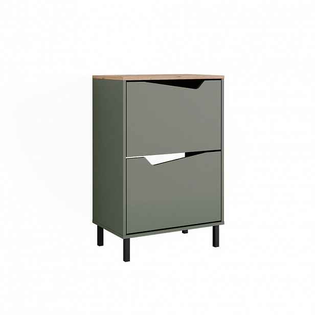 Vicco BOTNÍK NA BOTY Marelle Zelená/umělecká 60 x 91.6 cm se 2 přihrádkami