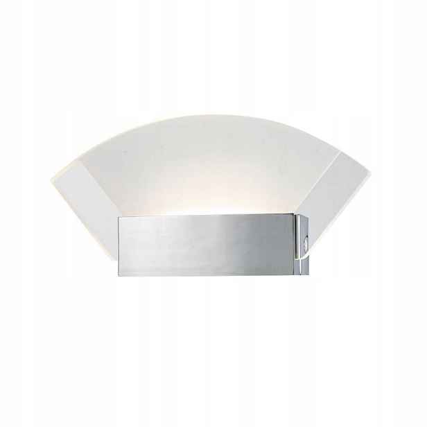 Nástěnná Led lampa Stříbrný Akryl Nad Zrcadlo 420lm Leann Italux