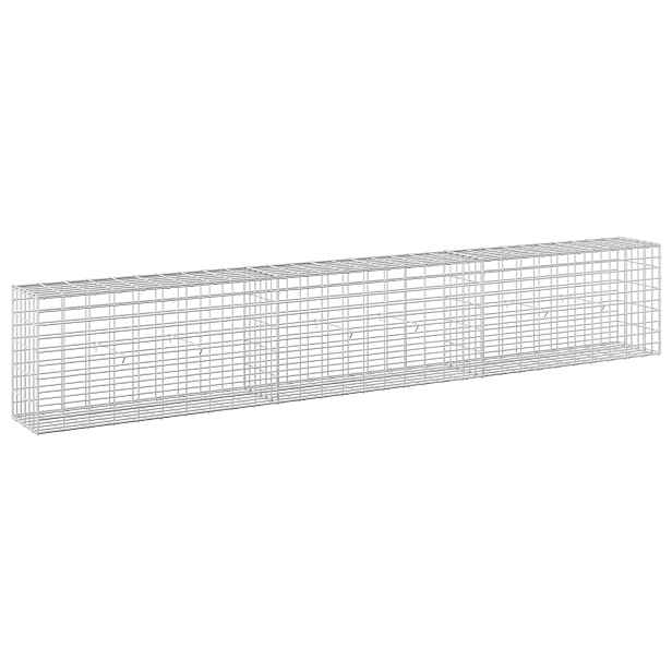 vidaXL Gabion s drátem 5 mm a síťkou 5x10 cm 300x30x50 cm
