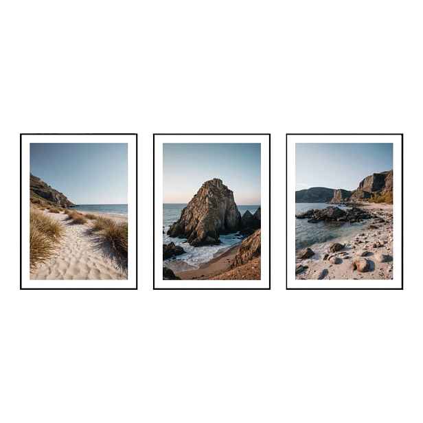 Obrazy v sadě 3 ks 30x40 cm Rocky Coast