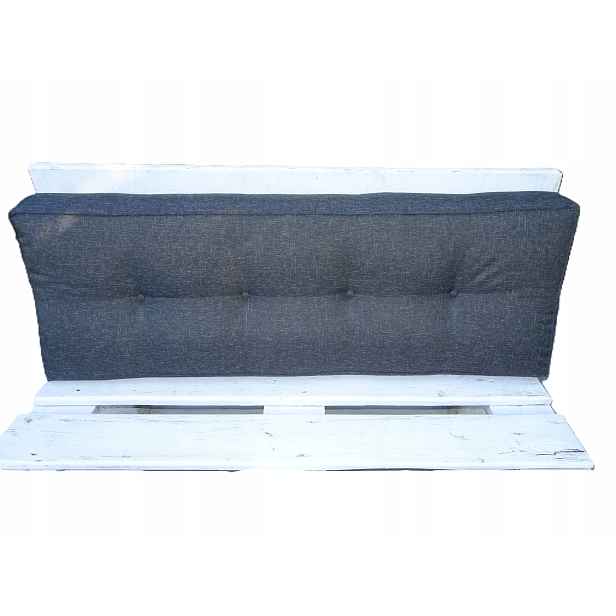 Polštář na Paletu 120x40x20/10 Silver Černý