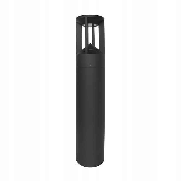 Zahradní stojací Led lampa černá kulatý sloupek 60 cm IP54 3000K Italux