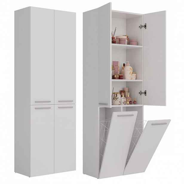 RAUMHIRSCH FURNITURE KOUZELNA SKŘÍŇKA Bílá 60/174/30