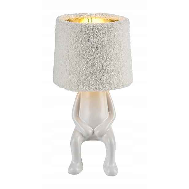 Designová keramická stolní lampa s sedícím stínítkem Rabalux