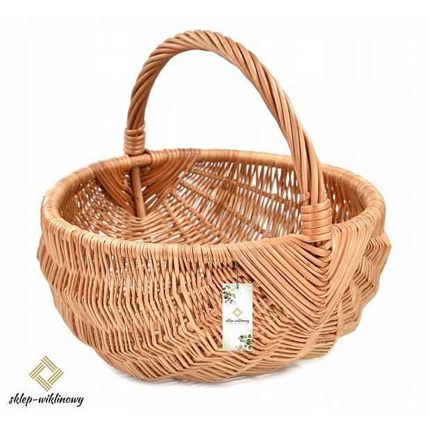 Nákupní košík na sklizeň zeleniny Proutí košík na houby 34 cm