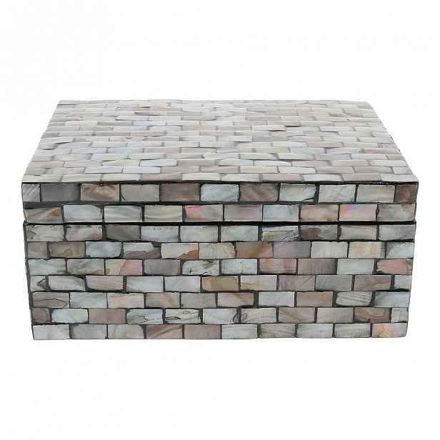 Šedý úložný box Compactor Haiphong Box