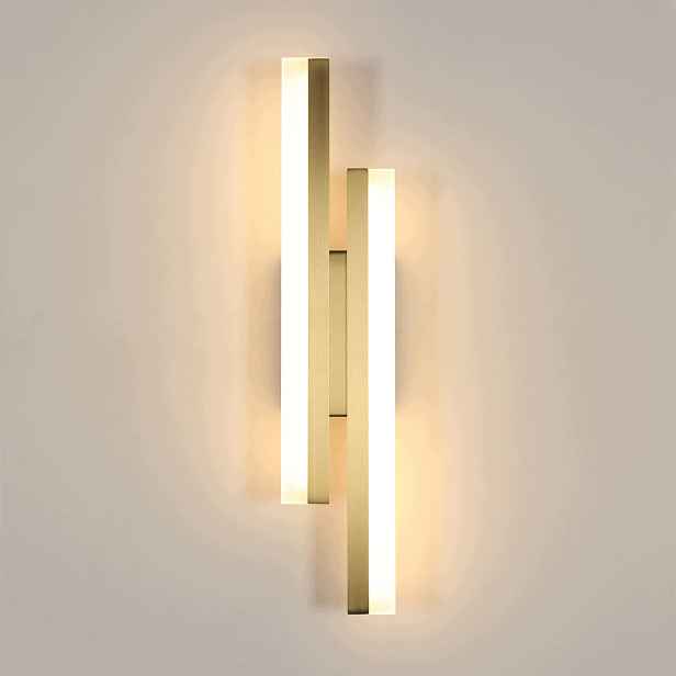 Led Nástěnné Svítidlo Měď Zlatá Moderní Obývací Pokoj Chodba 3000K 16W