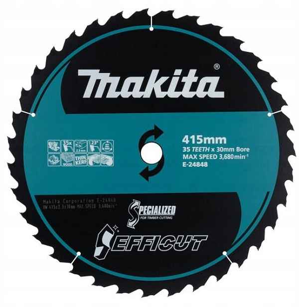 Makita E-24848 kotouč pilový dřevo Efficut 415*2,3*30mm 35Z