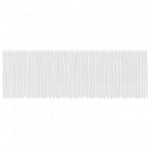 vidaXL Čipkový Závěs Bílá 200 x 1200 cm Polyester
