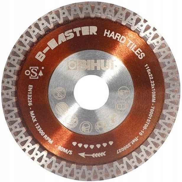 Bihui Univerzální Kotouč B-master 1,2 MM Pro Nejtvrdší Dlaždice 115 MM