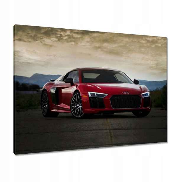 Obrazy 80x60 Červené Audi Auto