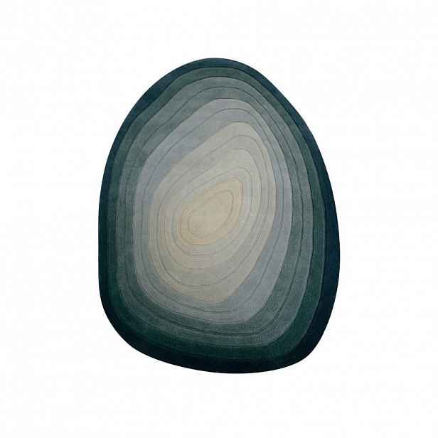 Flair Rugs VLNĚNÝ KOBEREC, 160/230 cm modrá
