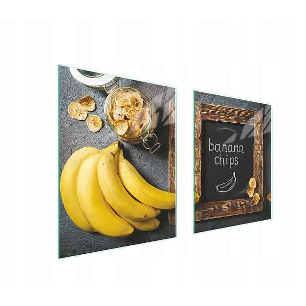 7v1 Skleněná ochranná deska na sporák 85x52 Ovoce