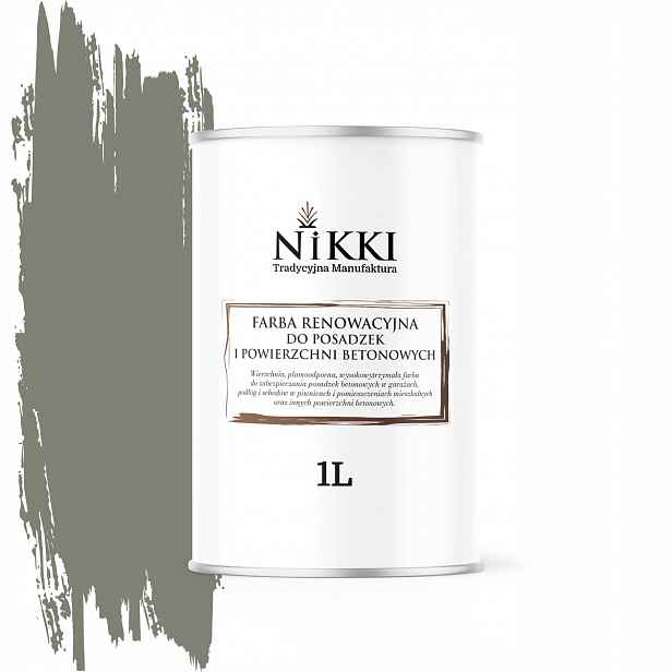 Renovační Barva Betonu 1L Cementově Šedá RAL7033 Vysoký Lesklý