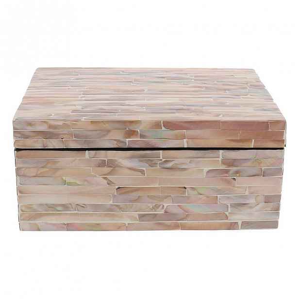 Růžový úložný box Compactor Haiphong Box