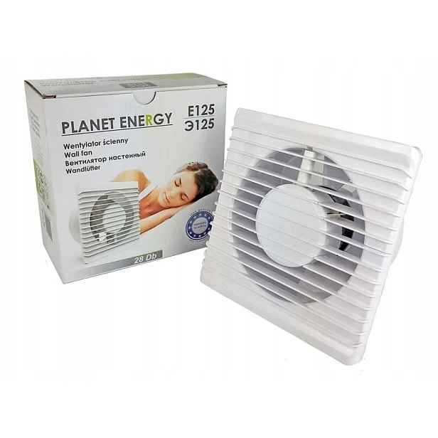 Ventilátor do koupelny s čidlem vlhkosti o průměru 125 mm 01-098 125HS P