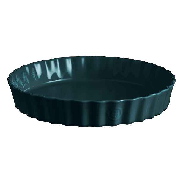 Emile Henry hluboká koláčová forma, Ø 32 cm, temně modrá Belle Ile