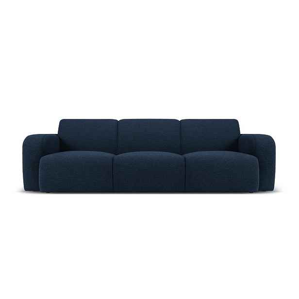 Tmavě modrá pohovka z textilie bouclé 235 cm Molino - II. jakost – Micadoni