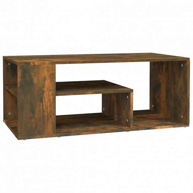 vidaXL Konferenční stolek kouřový dub 100x50x40 cm kompozitní dřevo