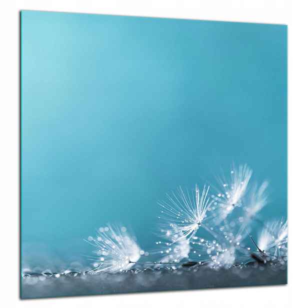 Skleněná Ochranná Deska Panel Lepidlo 60x65 Květina