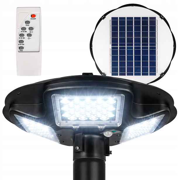 Solární Lampa Led 150 1500 W Zahradní Pouliční Lampa S Pohybovým Senzorem