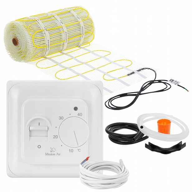 Komplet podlahového vytápění podlahy vyhřívací podložka 160 W/m² 9 m²
